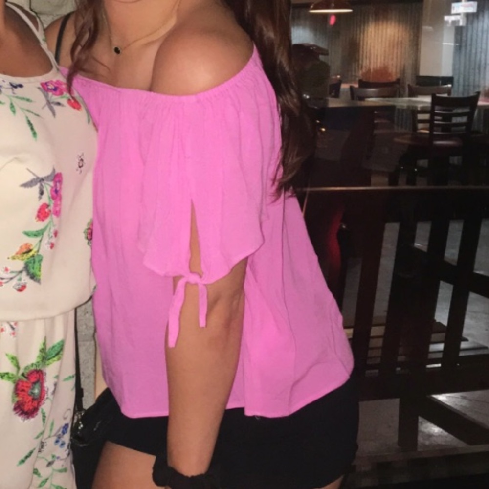 Off the shoulder shirt